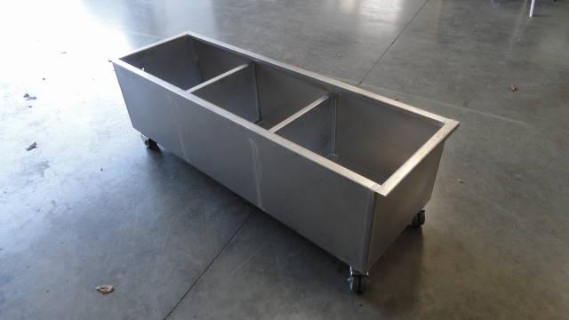 Industrie - Mobiele Benzinkbak - Inox