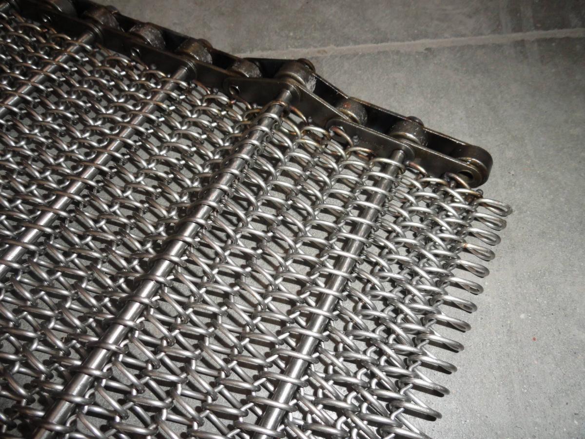 Industrie - Meenemers op filterband - Inox