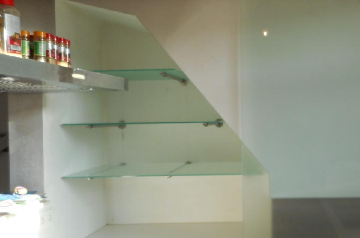 Opbergen - Legbanken - Inox - Opaal Glas