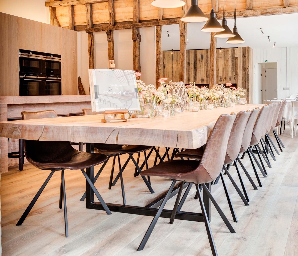Tafels en onderstellen - Eettafel - Staal gelakt