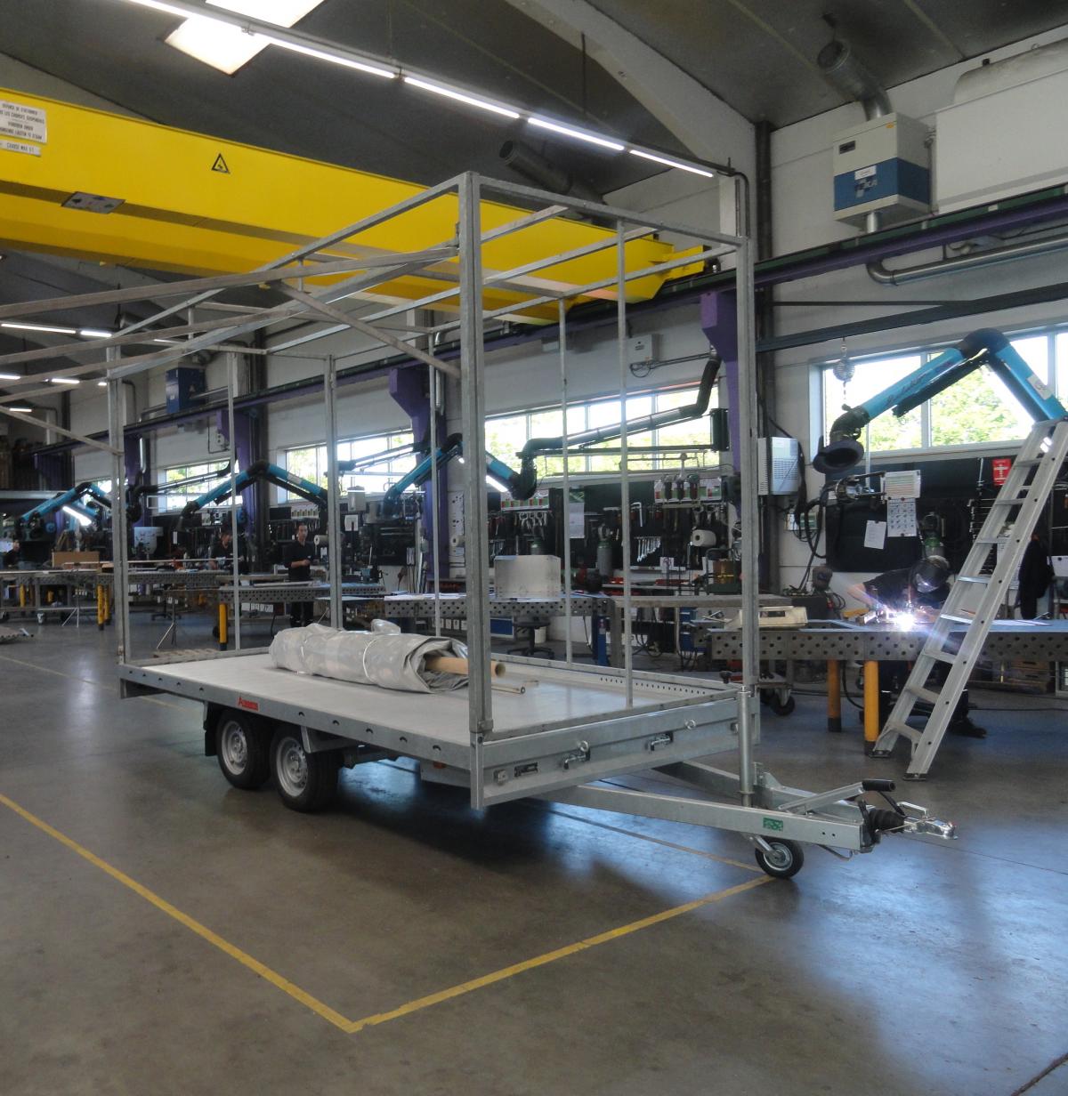 Transport - Constructie aanhangwagen - Inox