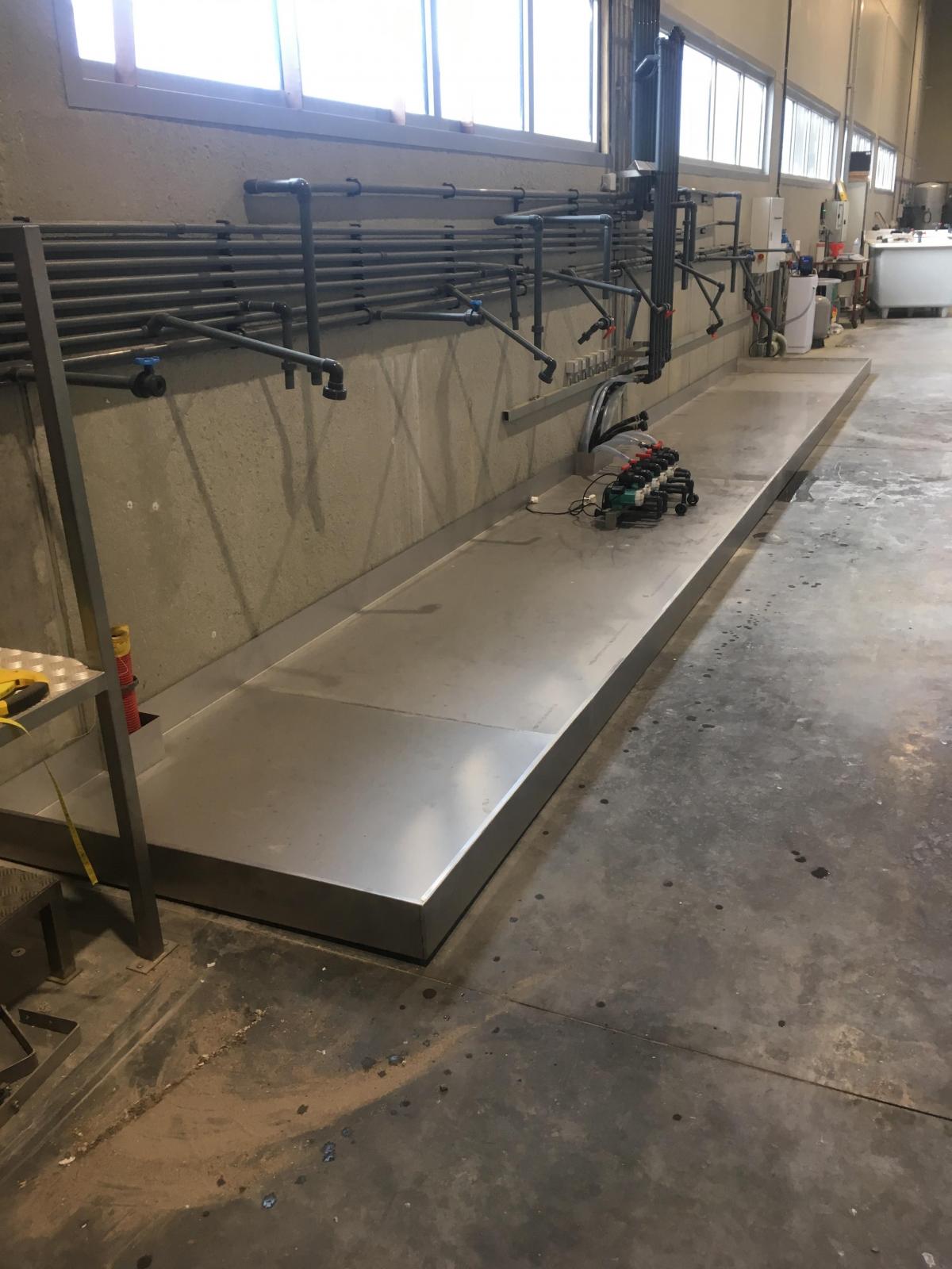 0032160 Landbouw - Lekbak - Inox