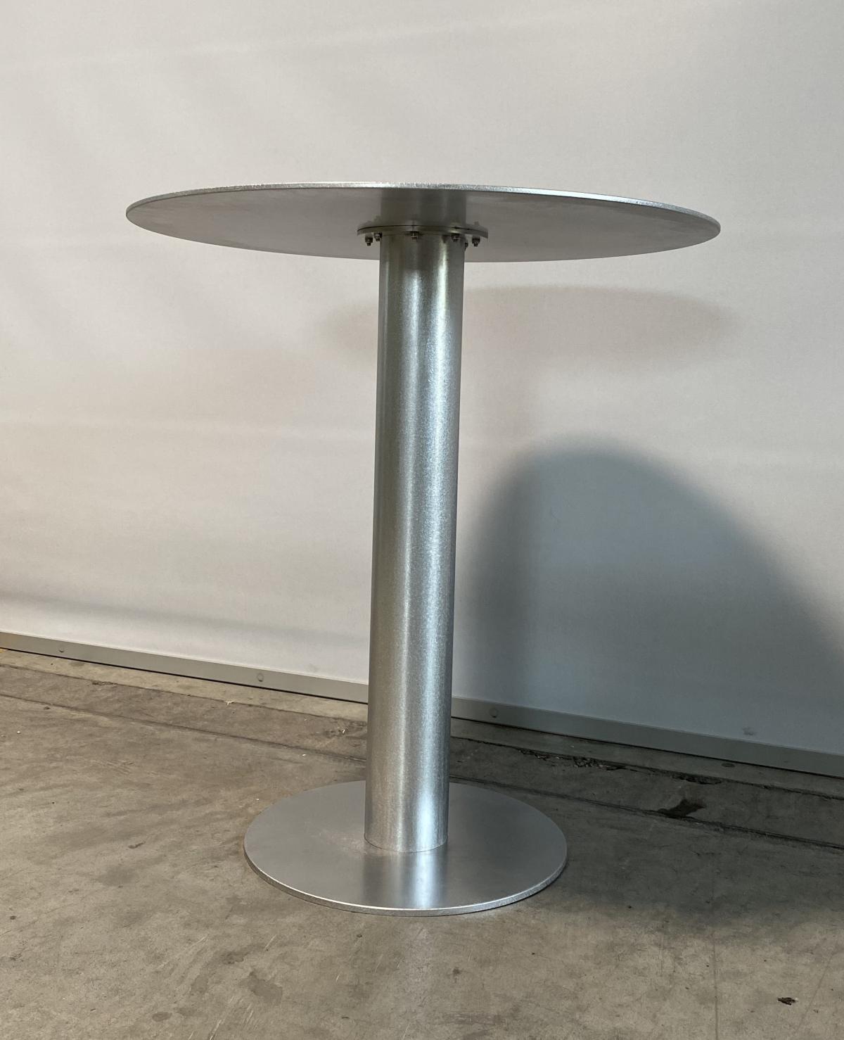 Tafels en onderstellen - Salontafel - Inox excentrisch geschuurd