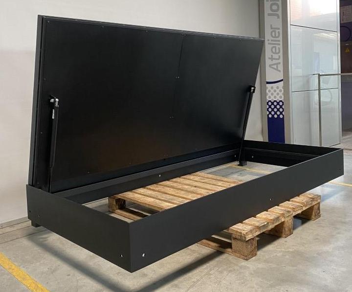 0035461 Kelderluik - Tegel - Inox gelakt - Manueel - Binnen - Isolatie
