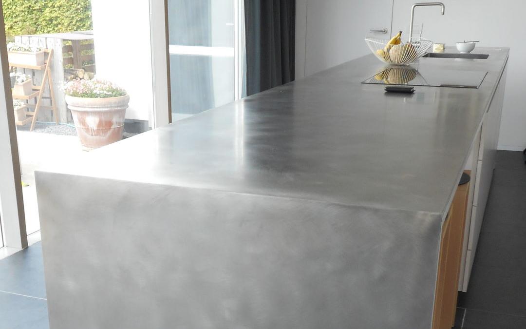 keukenwerkblad in inox