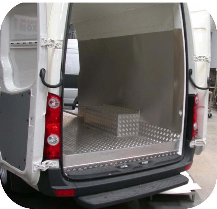 Transport - Binnenbekleding camionette - Aluminium of Inox