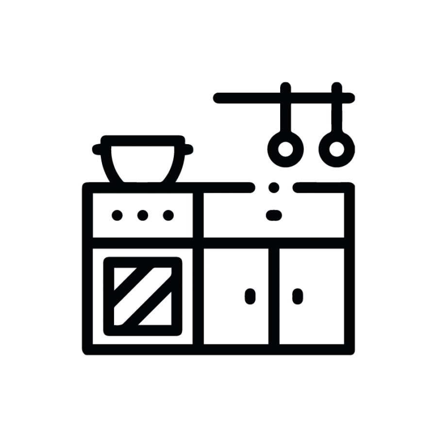 Symbool voor de productgroep: keukeninrichting