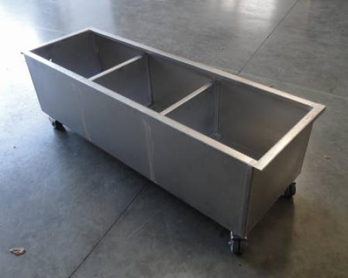 Industrie - Mobiele Benzinkbak - Inox