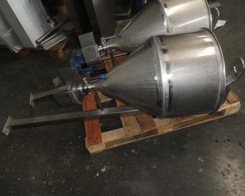 Industrie - Trechter + Mengschroef - Inox