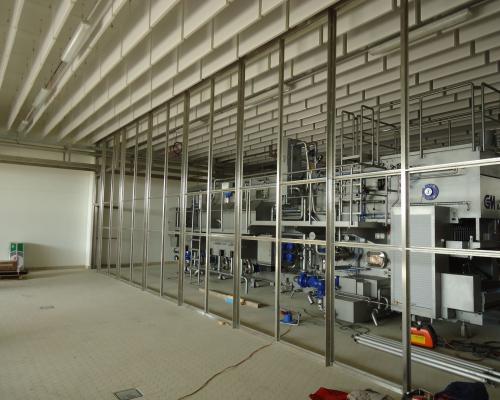 Industrie - Scheidingswand - Inox - Plexi