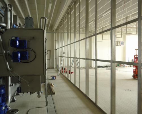 Industrie - Scheidingswand - Inox - Plexi