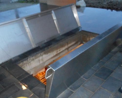 0019856 Kelderluik - Effen plaat - Inox - Manueel - Buiten