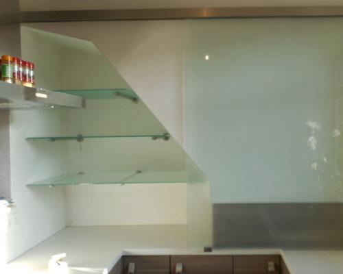 Opbergen - Legbanken - Inox - Opaal Glas