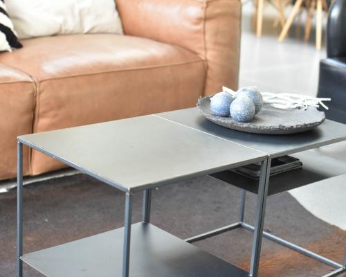 Tafels en onderstellen - Salontafel - Blauwstaal - Modulair