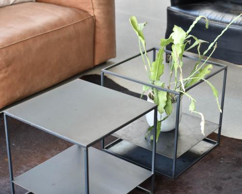 Tafels en onderstellen - Salontafel - Blauwstaal - Modulair