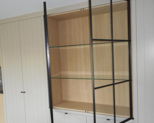 Opbergen - Kastdeuren - Staal gelakt - Helder glas - 1z mastiek