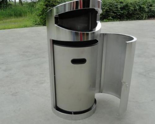 Sorteren - Vuilnisbak - Inox - Elektropolijst