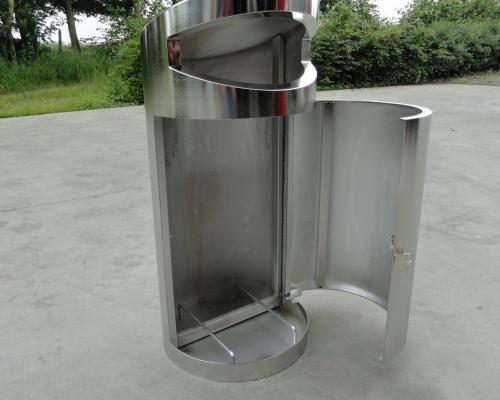 Sorteren - Vuilnisbak - Inox - Elektropolijst