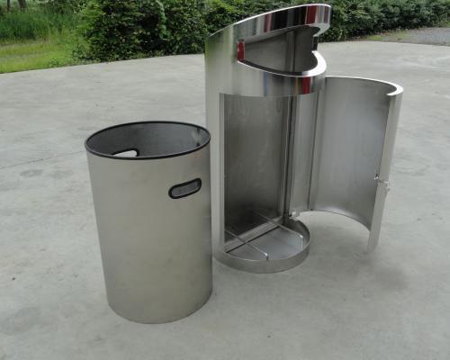 Sorteren - Vuilnisbak - Inox - Elektropolijst