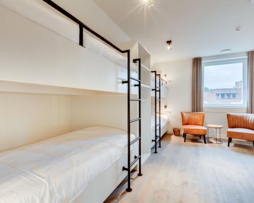 Interieur - Bedladder - Valbeveiliging stapelbed - Staal gelakt