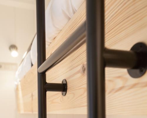  Interieur - Bedladder - Valbeveiliging stapelbed - Staal gelakt