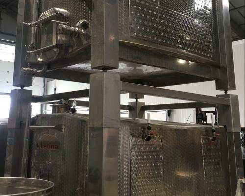 Industrie - Tussenstuk stapelen ketels - Inox