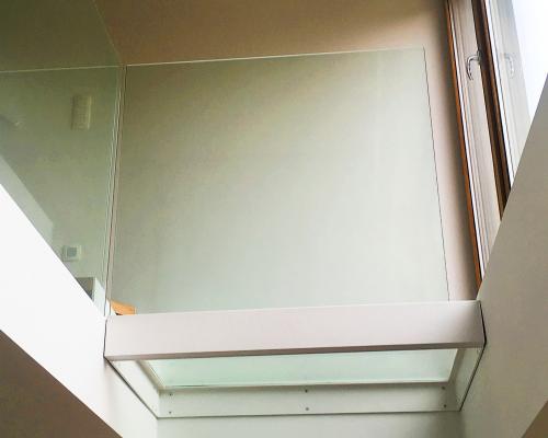 Passerelle - Glazen platform - Staal gelakt - Helder glas