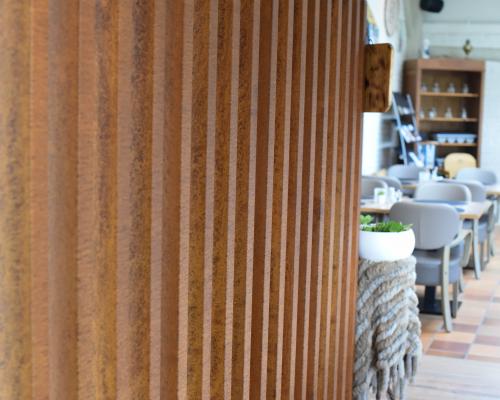 Interieur - Afscherming - Ruimteverdeling - Cortenstaal