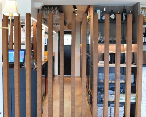 Interieur - Afscherming - Ruimteverdeling - Cortenstaal