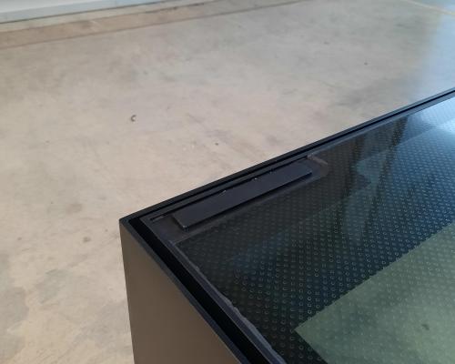 0033464 Kelderluik - Glas - Inox gelakt - Manueel - Binnen - Anti-slip