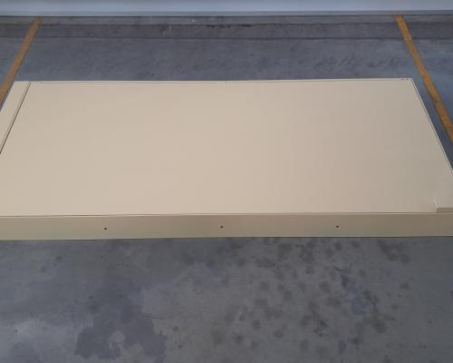 0033487 Vloerluik - Effen plaat - Inox gelakt - Manueel - Binnen