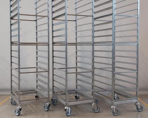 Industrie - Bakkerijkarren - Wielen - Inox