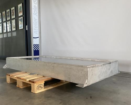 0035484 Kelderluik - Hout - Inox - Manueel - Binnen - Tochtdichting