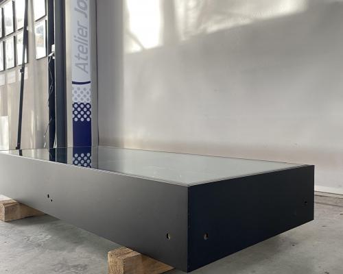 0036031 Kelderluik - Glas - Inox gelakt - Elektrisch - Binnen