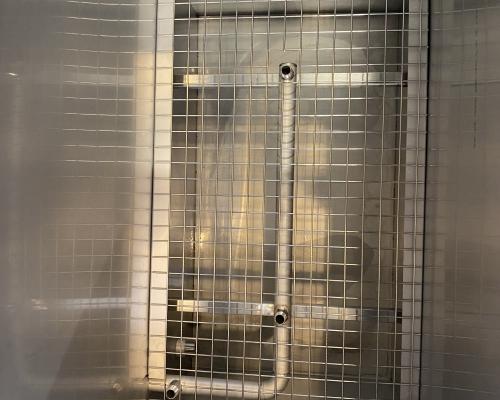 Industrie - Bak met spoelleidingen - Inox