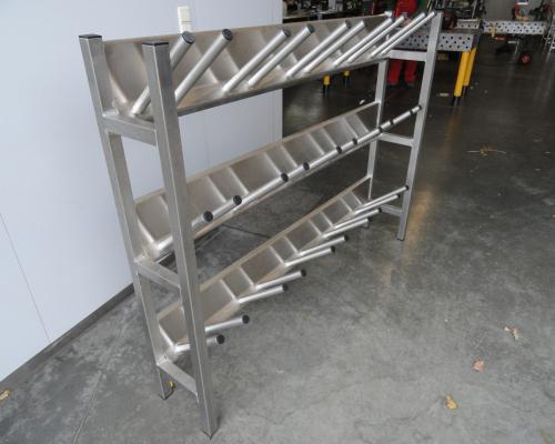 Opbergen - Laarzenrek - Inox