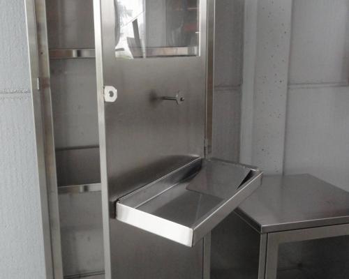 Opbergen - Computerkast - Inox - Plexi