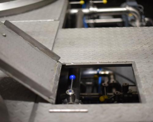 0023582 Vloerluik - Traanplaat - Inox - Binnen - Zonder gasveren