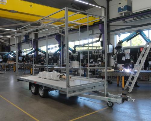 Transport - Constructie aanhangwagen - Inox