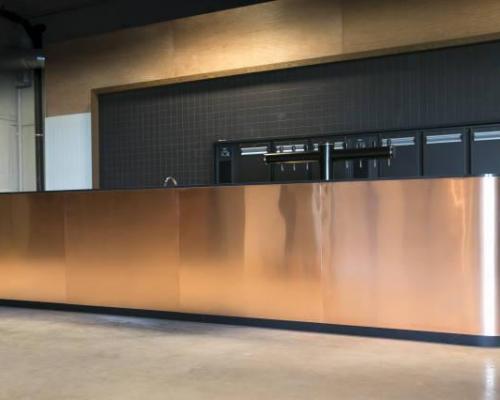 BAR BERNARD Bar Horeca - Bekleding bar - Rood Koper