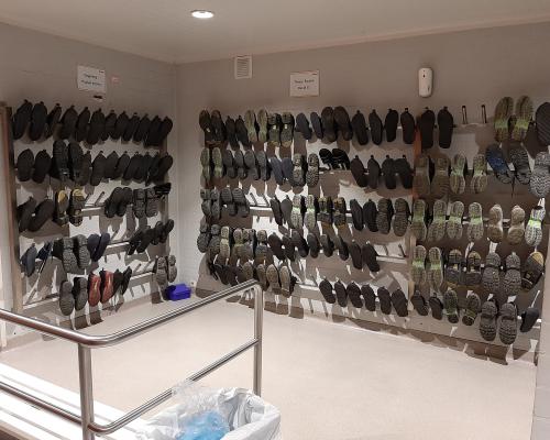 Opbergen - Hangrek schoenen en botten - Inox