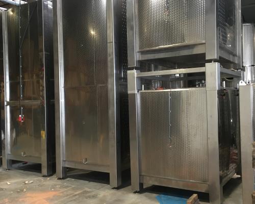 Industrie - Tussenstuk stapelen ketels - Inox