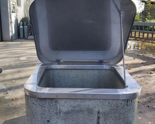 Bescherming - Omranding en deksel - Inox