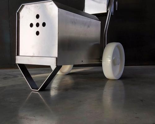Industrie - Chassis voor hogendrukreiniger - Inox