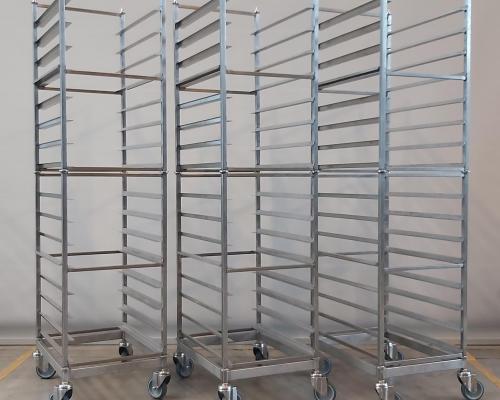 Industrie - Bakkerijkarren - Wielen - Inox