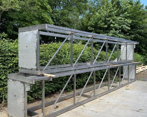 Industrie - Chassis voor zwembadafdekking - Inox