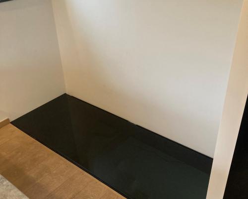 0035459 Kelderluik - Glas grey fumé - Inox gelakt - Elektrisch - Binnen - Handloop