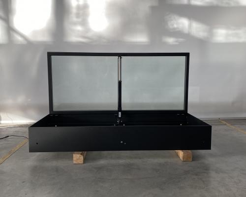 0036031 Kelderluik - Glas - Inox gelakt - Elektrisch - Binnen