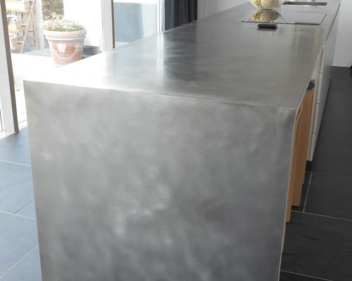 keukenwerkblad in inox