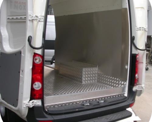 Transport - Binnenbekleding camionette - Aluminium of Inox